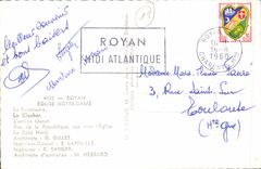 Royan MODERNE KARTE Kirche unsere Dame