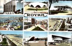 Royan CPA die Kirche der Porthauptstrand