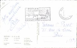 Royan CPA die Kirche der Porthauptstrand