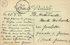 Royan CPA der Strand gesehen vom Botton Weg