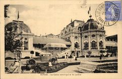 Royan MODERNE KARTE das stadtische Kasino und die Garten