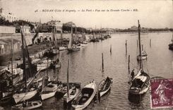 Royan CPA der Hafen gesehen auf grosses das Tritonshorn (Boote)