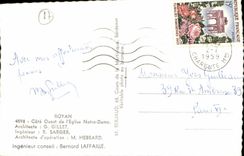 Royan MODERNE KARTE westliches Mass der Kirche unsere Dame