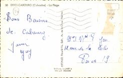 Divine Cabourg cPA the beach