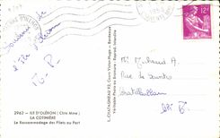 Island of oleron CPA Cotiniere the mending of the nets to the port