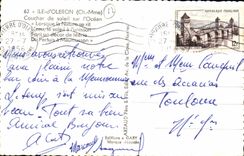 Island of Oleron - To lay down Sun on the Ocean When Nature is laughed water - CPA