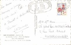 Island of Oleron - Cotiniere - the Port - the Chassiron Lighthouse - Jeanne Oleronaise Girl - CPA