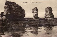 Royan - Felsen von Vallieres - CPA