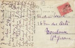 Royan - Felsen von Vallieres - CPA