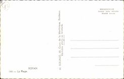 Royan - der Strand - CPA