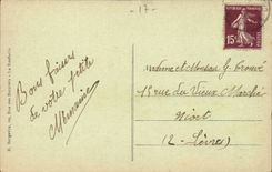 Church Fortifiee d' Angloulins - CPA