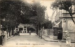 Fouras Beach - Boulevard of Casino - CPA