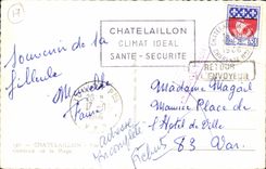 Chatelaillon CPA View of the beach