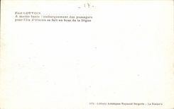 Fort Louvois CPA has low tide the loading of the passengers for the island of oleron is done at the edge of the dam