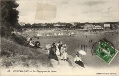 Pontaillac CPA the beach taken of the dunes