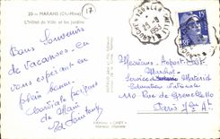 Marans CPA the town hall and gardens