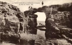 Saint Palate on sea CPA the bridge of the devil