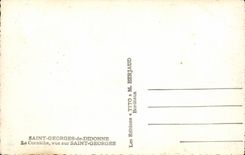 Saint Georges de Didonne CPA the cornice seen on Saint Georges