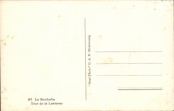 La Rochelle cPA Aufsatz der Laterne