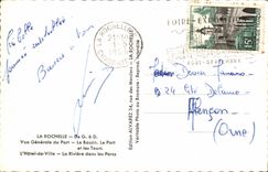 Rochelle-MODERNE KARTE Ansicht das Portrathaus der Fluss in den Parks