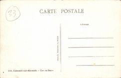 CPA Talmont on the Gironde a flowered street