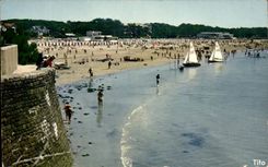 Saint Georges de Didonne cPA the way of the cornice the beach