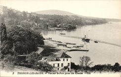 Thonon les Bains CPA Seen on the port taken of the Concise one