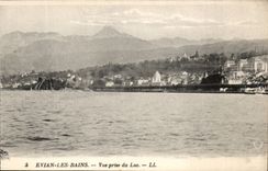 Evian les Bains CPA Seen from of the lake