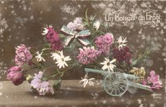 CPA Militaria a hello of the face