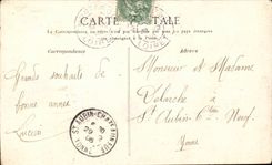 CPA Militaria Happy New Year of the 82eme