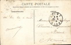 CPA Militaria Ballade of night