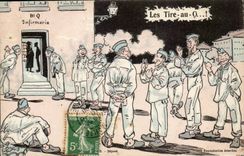 CPA Militaria the car with Q (infirmary)