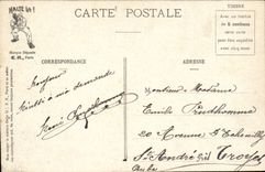 CPA Militaria Ballade of night