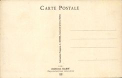 CPA Militaria the jump of the wall