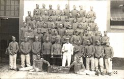 CPA Real photo Militaria Engage voluntary 3rd squadron