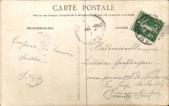 CPA Real photo Militaria Regiment Saint Medard in Jalles TOP