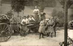 CPA Real photo Militaria Cooks Soldiers TOP