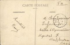 CPA military Militaria Cemetery of Bayon Entering Died for the fatherland