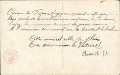 CPA Militaria Plane Bird of France