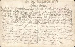 CPA Militaria Soldier and child