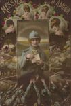 CPA Militaria Message of love (women)