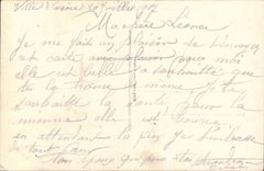 CPA Militaria Message of love (women)