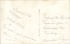 CPA Militaria Harmony (French soldier and English)