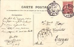 CPA Militaria the drudgery of district