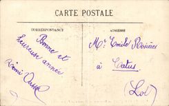 CPA Militaria the French Army Infantry Defense of a village