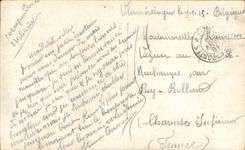 CPA Militaria Albert 1st king of the Belgians