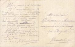 CPA Militaria War 1914 Zouaves in ambush around Lassigny