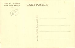 CPA grosses Ballon-Denkmal mit den blauen Teufeln (militaria)