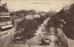 CPA Strasbourg Places BRoglie