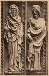 CPA Strasbourg Cathedral prophets and the large gate